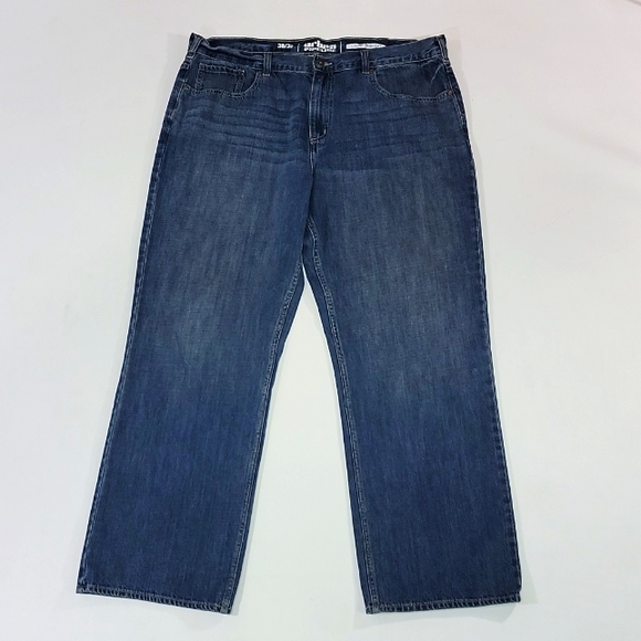 URBBAN PIPELINE ♡ Men's Denim Loose Straight Fit Blue Jean's 38|32 - Picture 3 of 16